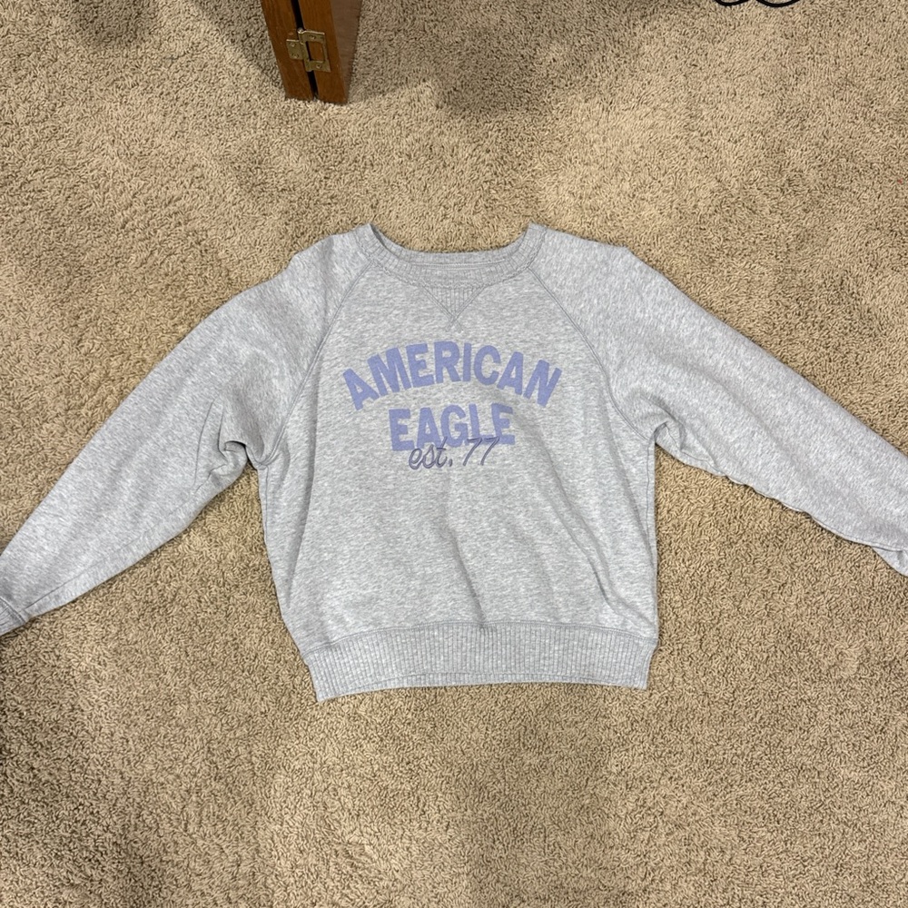 American Eagle Soft Gray Sweatshirt